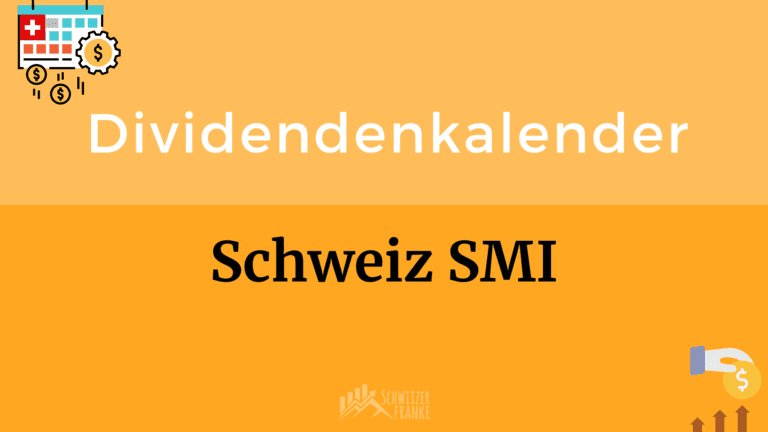 Dividendenkalender schweiz dividendenkalender SMI aktien termine hauptversammlung ISIN auszahlungen