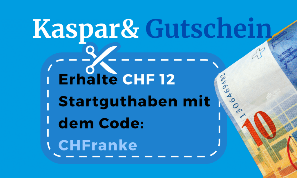 Kaspar& Code mit Kaspar& Gutscheincode Startguthaben Referral Code KasparUnd Voucher aktionscode Freunde werben Referral friends