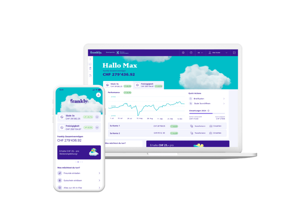 zkb frankly erfahrungen frankly review testbericht frankly zkb fonds vergleich frankly web version laptop computer tablet